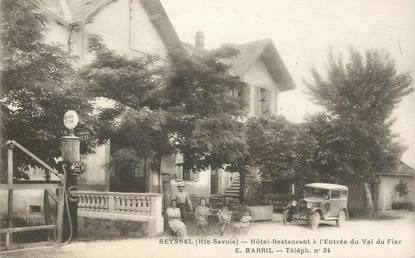 CPA FRANCE 74 "Seyssel, Hotel restaurant à l'Entrée du Val du Fier"