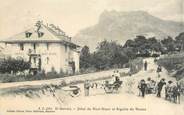 74 Haute Savoie CPA FRANCE 74 "Saint Gervais, Hotel du Mont Blanc et aiguille de Varens"