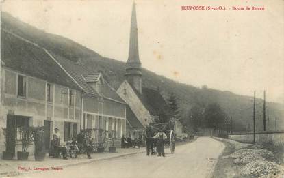 / CPA FRANCE 78 "Jeufosse, route de Rouen"