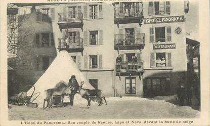 CPA FRANCE 74 "Megève, l'Hotel du Panorama"