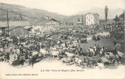 CPA FRANCE 74 "Megève,  la foire"