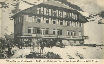 CPA FRANCE 74 "Megève, le chalet du Christomet"