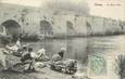 / CPA FRANCE 78 "Limay, le vieux pont" /  LAVEUSES