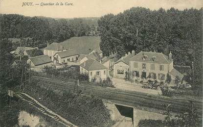 CPA FRANCE 28 "Jouy, Quartier de la gare"