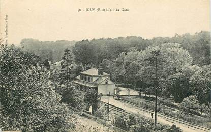 CPA FRANCE 28 "Jouy, la gare"