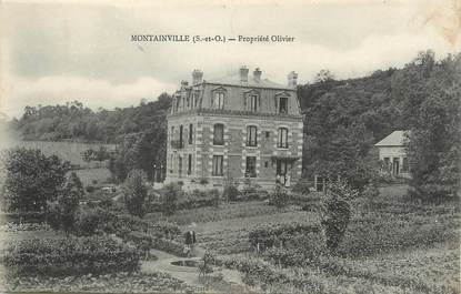 / CPA FRANCE 78 "Montainville, propriété Olivier"