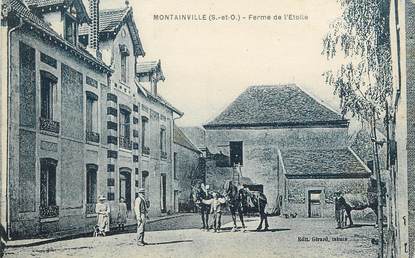 / CPA FRANCE 78 "Montainville, ferme de l'étoile"