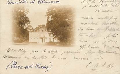 CARTE  PHOTO FRANCE 28 "Louville La Chenard"