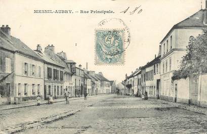 / CPA FRANCE 78 "Mesnil Auby, rue Principale"