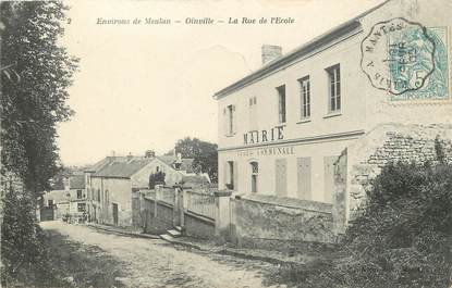 / CPA FRANCE 78 "Oinville, la rue de l'école"