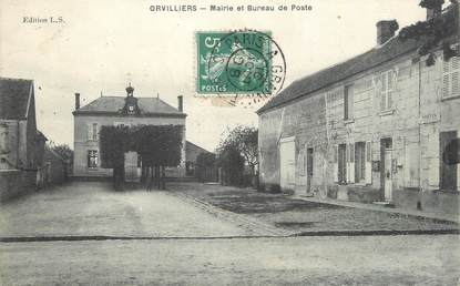 / CPA FRANCE 78 "Orvilliers, mairie et bureau de poste"