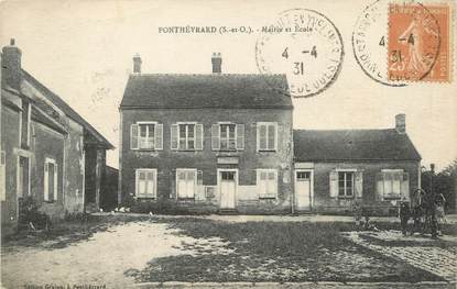 / CPA FRANCE 78 "Ponthevrard, mairie et école"