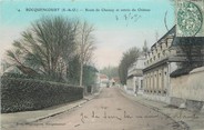78 Yveline / CPA FRANCE 78 "Rocquencourt, route du Chesnay et entrée du château"