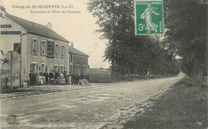 / CPA FRANCE 78 "Etang de Saint Quentin, restaurant et hôtel des pêcheurs"