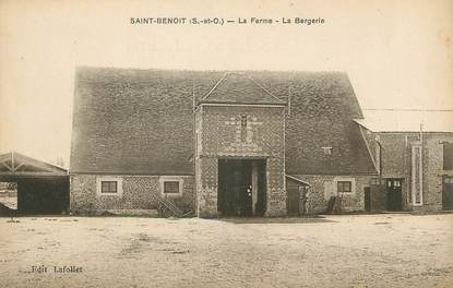 / CPA FRANCE 78 "Saint Benoit, la ferme, la bergerie"