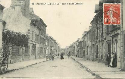 / CPA FRANCE 78 "Sartrouville, rue de Saint Germain"