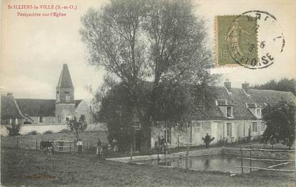 / CPA FRANCE 78 "Saint Illiers la Ville, perspective sur l'église"