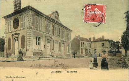 / CPA FRANCE 78 " Crespières, la mairie "