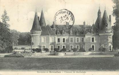 CPA FRANCE 28 "Env. de Brezolles, Chateau de Maillebois"