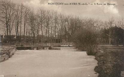 CPA FRANCE 28 "Montigny sur Avre, le barrage"
