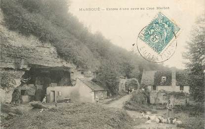 CPA FRANCE 28 "Marboué, Entrée d'une cave au Croc Marbot"