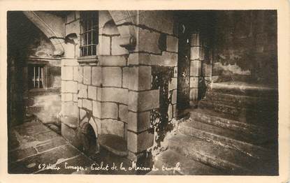 / CPA FRANCE 87 "Vieux Limoges, cachot de la maison du Temple"