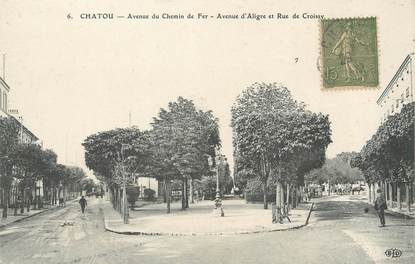 / CPA FRANCE 78 "Chatou, av du chemin de fer"