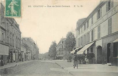 / CPA FRANCE 78 "Chatou, rue de Saint Germain"