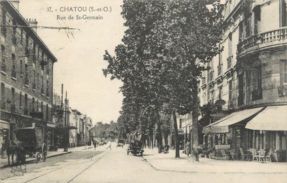 / CPA FRANCE 78 "Chatou, rue de Saint Germain "