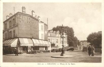 / CPA FRANCE 78 "Chatou, place de la gare"