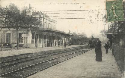 / CPA FRANCE 78 "Chatou, la gare"
