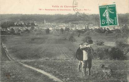 / CPA FRANCE 78 "Vallée de Chevreuse, panorama de Chevreuse" / CHASSE