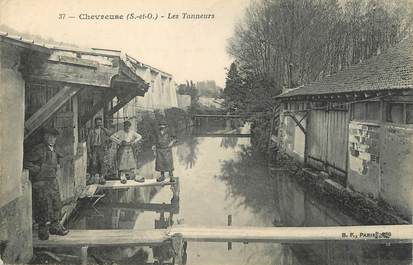 / CPA FRANCE 78 "Chevreuse, les tanneurs"