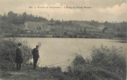 / CPA FRANCE 78 "Vallée de Chevreuse, l'étang du Grand Moulin"