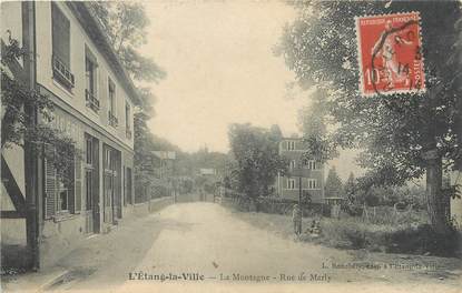 / CPA FRANCE 78 "L'Etang la Ville, la montagne, rue de Marly"