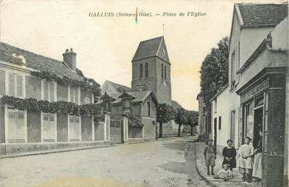 / CPA FRANCE 78 "Galluis, place de l'église"