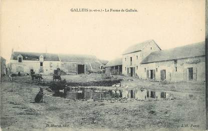 / CPA FRANCE 78 "Galluis, la ferme de Galluis "