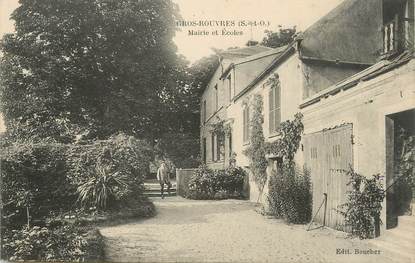 / CPA FRANCE 78 "Gros Rouvres, mairie et écoles"