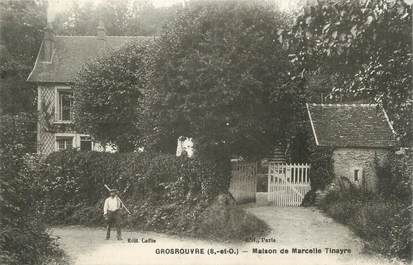 / CPA FRANCE 78 "Gros Rouvres, maison de Marcelle Tinayre"