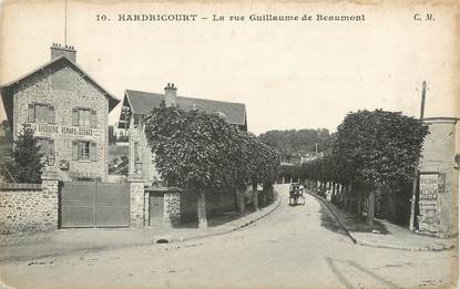 / CPA FRANCE 78 "Hardricourt, la rue Guimmaume de Beaumont"