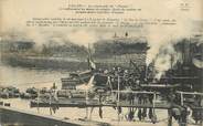 Bateau CPA SOUS MARIN le PLUVIOSE, 1910, MARINE MILITAIRE, Catastrophe à Calais (France 62) "Opérations de renflouement "
