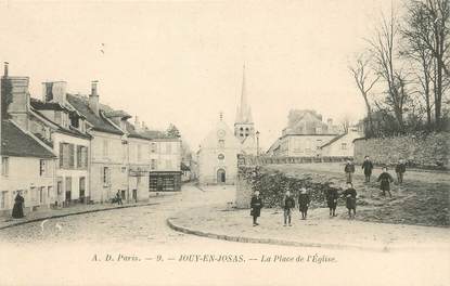 / CPA FRANCE 78 "Jouy en Josas, la place de l'église"