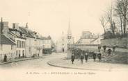 78 Yveline / CPA FRANCE 78 "Jouy en Josas, la place de l'église"