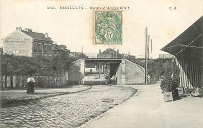 / CPA FRANCE 78 "Houilles, route d'Argenteuil"