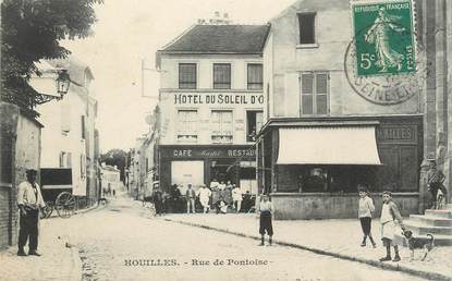 / CPA FRANCE 78 "Houilles, rue de Pontoise"