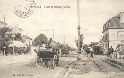 / CPA FRANCE 78 "Houilles, route de Maisons Laffitte"