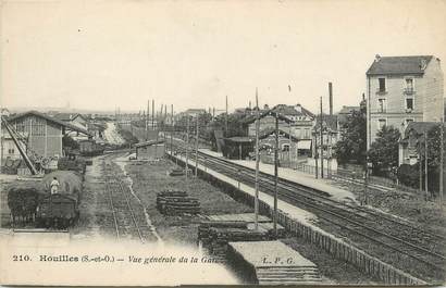 / CPA FRANCE 78 "Houilles, vue générale de la gare"