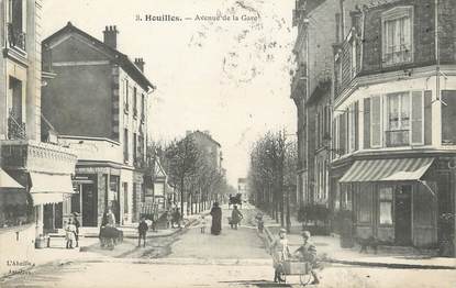 / CPA FRANCE 78 "Houilles,  av de la gare"