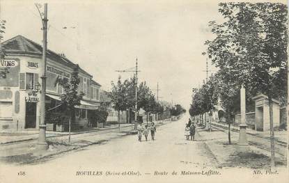 / CPA FRANCE 78 "Houilles, route de Maisons Laffitte "