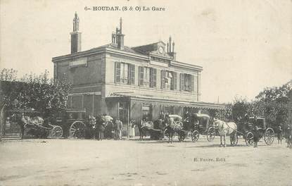 / CPA FRANCE 78 "Houdan, la gare"